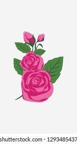 Roses Suitable for Embroidery and others