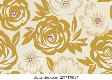 Roses  trendy minimalistic background. Floral background. 