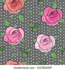Roses .Vector image