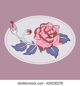 roses wedding card theme purple haze and ink 