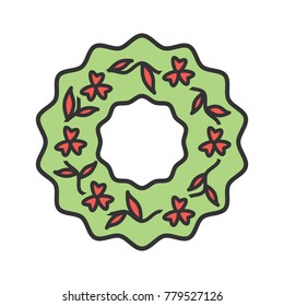 Roses Wreath icon