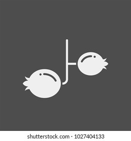 Roseship flat vector icon