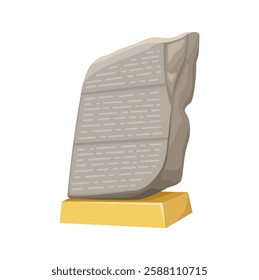 Rosetta Stone Monument Illustration Vector