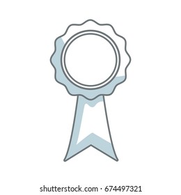 rosette certificate quality premium ribbon icon
