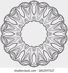rosette element. vector illustration for design