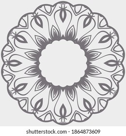 rosette element. vector illustration for design