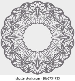 rosette element. vector illustration for design