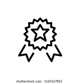 rosette flat icon