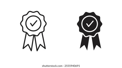 Rosette flat simple vector symbols illustration.