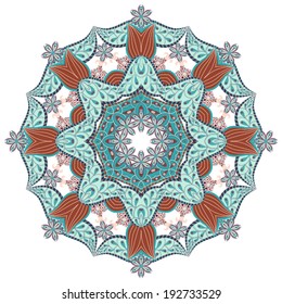 Rosette floral ornament