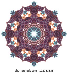 Rosette floral ornament