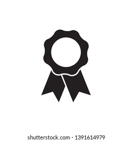 Rosette icon design concept, flat style illustration