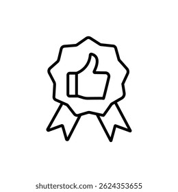 Icono de roseta Arte plano en blanco y negro aislado