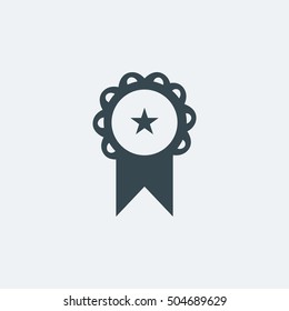 Rosette icon in trendy flat style background, image jpg, vector eps, flat web, material icon, UI illustration