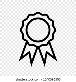 Rosette icon vector transparent