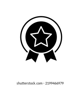rosette line icon. Simple element illustration. rosette concept outline symbol design.