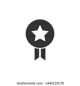 Rosette Medals Icon Vector Design Illustration