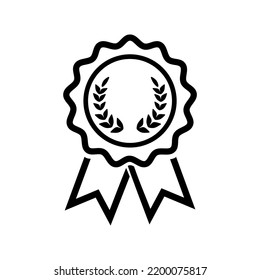Ilustración de diseño de vectores de rosette medallas