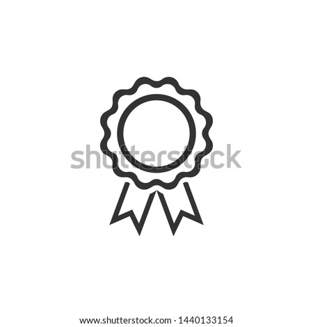 Rosette Medals Icon Vector Design Illustration Stockfoto © 
