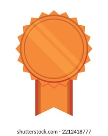 Rosette Prize Award Icon Isolated