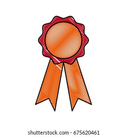 rosette winner school ribbon award