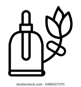 rosewater Vector Line Icon Design