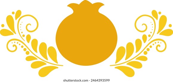 Rosh ha shanah thematic decoration vector