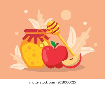 rosh hashana delicious food icons