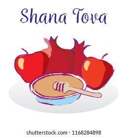 Rosh hashana (Jewish New Year holiday) Shana Tova