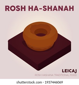 Rosh hashana LEICAJ judaism wallpaper image icon - Vector