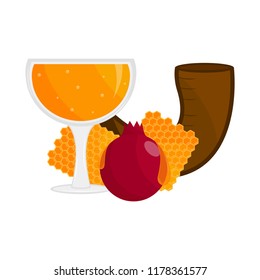 Rosh hashanah concept image