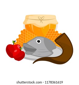 Rosh hashanah concept image