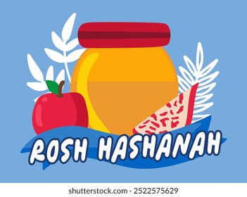 rosh hashanah jüdischen neuen jahr mit früchten