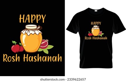 Rosh hashanah t-shirt design template