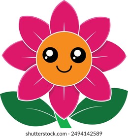 ross flower vector design illustration art