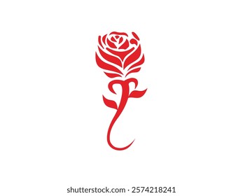 Ross Flowers vector art illustration.   roses isolated on white transparent background. a Ros vetch leaves vector silhouette artwork illustration.