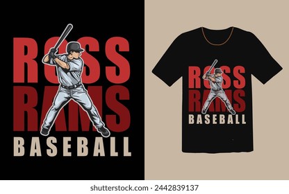 DISEÑO DE CAMISETA DE BÉISBOL ROSS RAMS