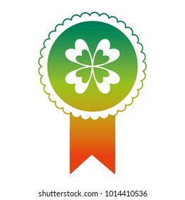 rossette clover ornament medal symbol