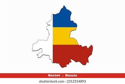 Rostov Flag - Oblasts of Russia