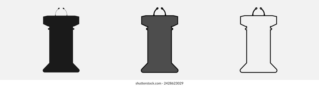 Rostrum for public address ыуе