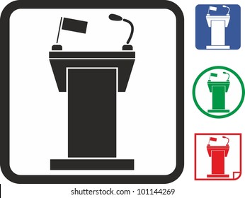 Rostrum vector icon