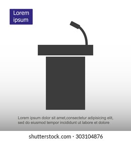rostrum vector icon