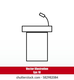 rostrum vector icon