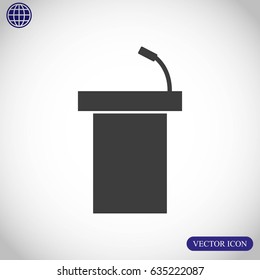 rostrum vector icon