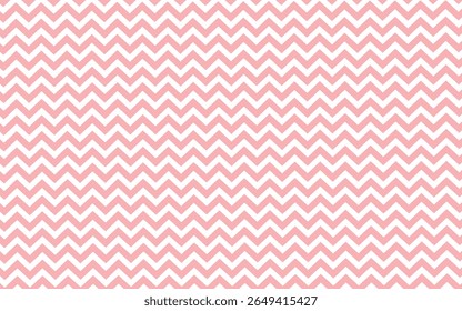 Rosy zigzag pattern A stylishly repeating angular design with cheerful light pink  white hues. 