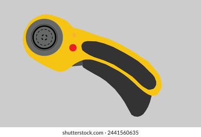 Rotary Cutter vector cartoon icon illustration Fashion Design