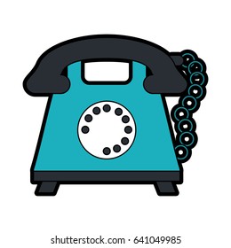 Rotary Phone Icon Image Stock Vector (Royalty Free) 641049985 ...