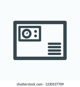 Rotary Screw Air Compressor Station Vector Icon