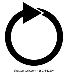 rotate arrow icon design vector template