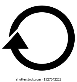 rotate arrow icon design vector template